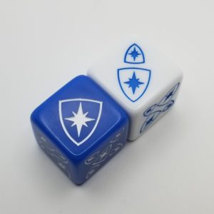 Shield/Paladin Dice, Set of 2 - D6