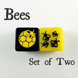 Bee Dice, Set of 2 - D6