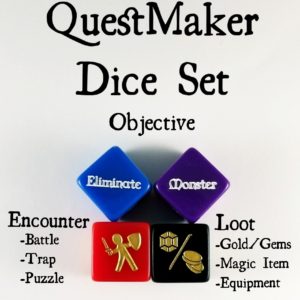 QuestMaker Storytelling Dice for Dungeon Masters