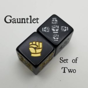 Gauntlet/Monk Dice, Set of 2 - D6