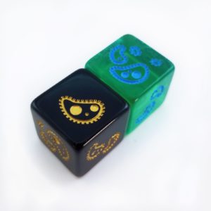 Amoeba Dice - Set of 2 D6